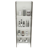 Alacena Rossi Blanco y Olivo 61.1x195cm sin Cajones y con Dos Puertas - ALACENAS Y MUEBLES MICROONDAS | Bylmo
