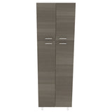 Alacena Rossi Blanco y Olivo 61.1x195cm sin Cajones y con Dos Puertas - ALACENAS Y MUEBLES MICROONDAS | Bylmo