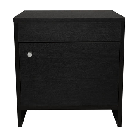 Mesa de Noche Colore wengue 41.6x40cm con Una Puerta - Mesas de Noche | Bylmo