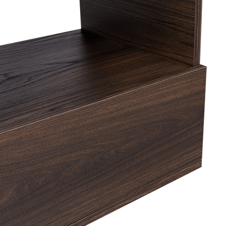 Mesa de Noche Camel habano 45x40cm con Un Cajón y con Un Compartimiento - Mesas de Noche | Bylmo