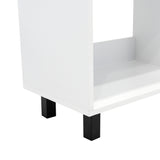 Rack de TV Tunez Blanco Marquez 160x47.5cm Para TV Hasta 70 Pulgadas sin Cajones y con Patas - Muebles para TV | Bylmo