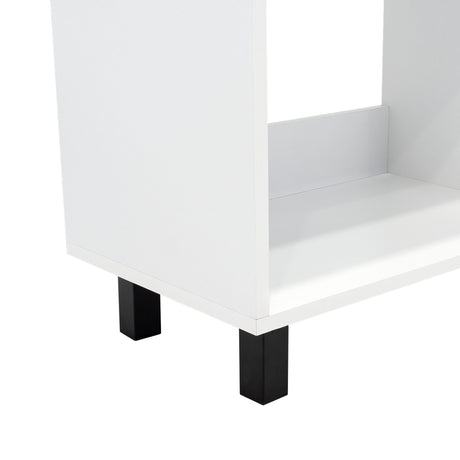 Rack de TV Tunez Blanco Marquez 160x47.5cm Para TV Hasta 70 Pulgadas sin Cajones y con Patas - Muebles para TV | Bylmo