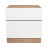 Mesa de Noche Nebraska Miel 50x52.6cm con Un Cajón - MESAS DE NOCHE | Bylmo