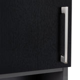 Gabinete de Baño Madrid Wengue y Plomo 30x80cm Rectangular sin Espejo y con Dos Entrepaños - Gabinetes | Bylmo