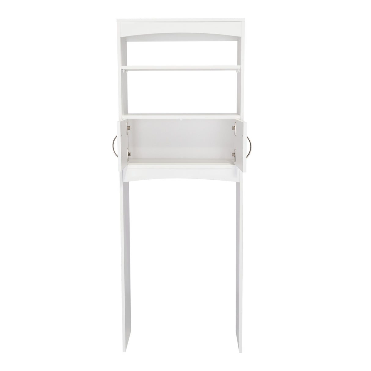 Ahorrador de Espacio para Baño Malta Blanco 60.6x165cm con Un Cajón y con Un Entrepaño