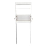 Ahorrador de Espacio para Baño Malta Blanco 60.6x165cm con Un Cajón y con Un Entrepaño