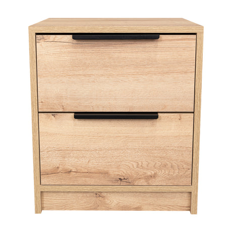Mesa de Noche Kaia Duna 41x48cm con Dos Cajones - Mesas de Noche | Bylmo