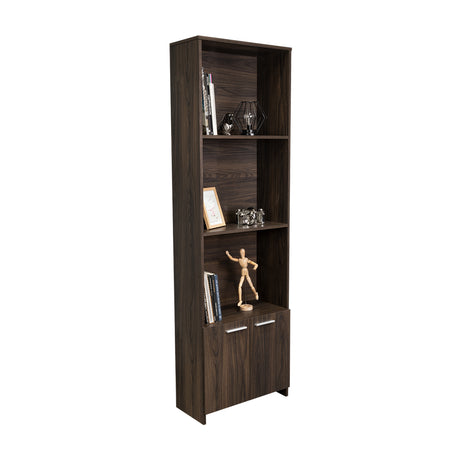 Biblioteca Ofice Habano 55.1x181.5cm con Tres Compartimientos y con Un Cajón - Bibliotecas | Bylmo