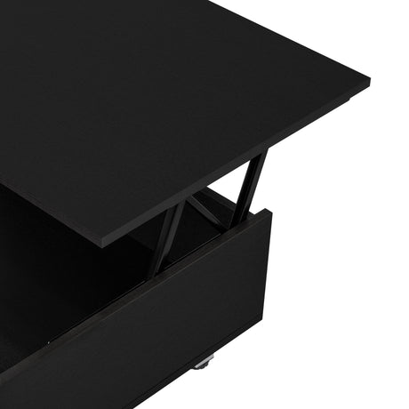 Mesa de Centro Gambia Wengue 80x29.75cm Rectangular con Patas y con Compartimientos - Mesas | Bylmo
