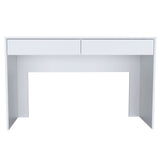 Escritorio Acre Blanco 120.2x75cm Con Dos Cajones