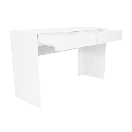 Escritorio Acre Blanco 120.2x75cm Con Dos Cajones - Escritorios y Archivadores | Bylmo