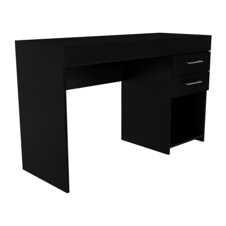 Escritorio Ibare Wengue 120 cm con Cajones y Entrepaños - Escritorios y Archivadores | Bylmo