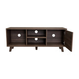 Rack de TV Cincinatti Coñac 115x50cm Para TV Hasta 45 Pulgadas con Un Cajón con Ranuras para Cables y con Patas - Muebles para TV | Bylmo