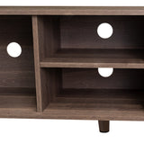 Rack de TV Cincinatti Coñac 115x50cm Para TV Hasta 45 Pulgadas con Un Cajón con Ranuras para Cables y con Patas - Muebles para TV | Bylmo
