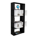 Biblioteca Transformable Cubo Beijing Wengue 70 cm con Módulos Flotantes y Entrepaños - Bibliotecas | Bylmo