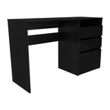Escritorio Dublin Wengue 120 cm con Archivador y Cajones - Escritorios y Archivadores | Bylmo