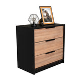 Cómoda Kaia Miel 70x68.7cm De Tres Hileras con Tres Cajones - Cajoneras | Bylmo