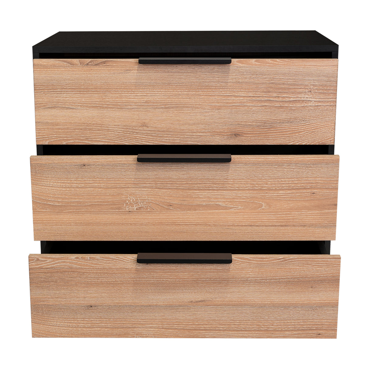 Cómoda Kaia Miel 70x68.7cm De Tres Hileras con Tres Cajones - Cajoneras | Bylmo