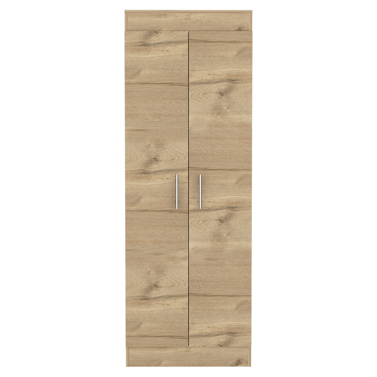 Alacena Nepal Duna y Blanco 60x169.9cm sin Cajones y con Dos Puertas - ALACENAS Y MUEBLES MICROONDAS | Bylmo