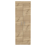 Alacena Nepal Duna y Blanco 60x169.9cm sin Cajones y con Dos Puertas - ALACENAS Y MUEBLES MICROONDAS | Bylmo
