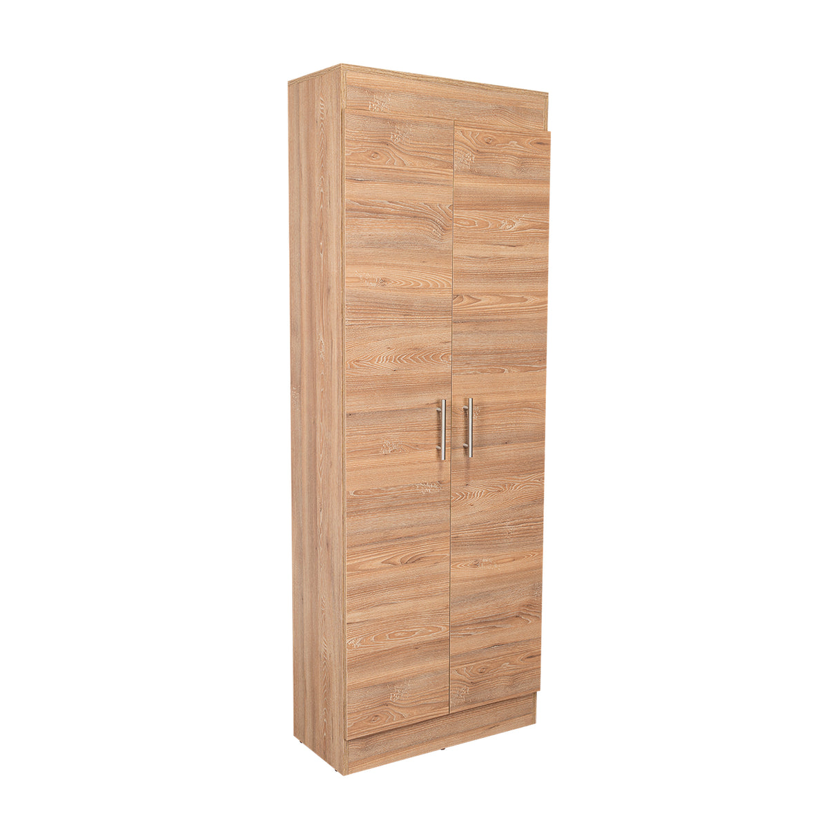 Alacena Nepal Miel y Blanco 60x170cm con Dos Puertas - Muebles Organizadores | Bylmo