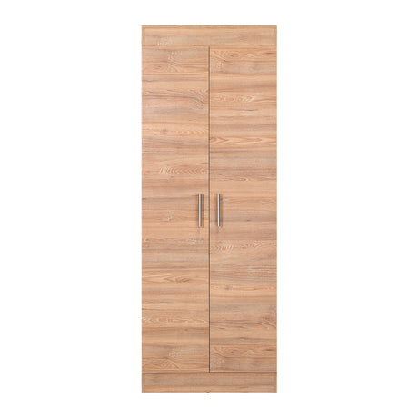 Alacena Nepal Miel y Blanco 60x170cm con Dos Puertas - Muebles Organizadores | Bylmo
