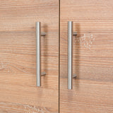 Alacena Nepal Miel y Blanco 60x170cm con Dos Puertas - Muebles Organizadores | Bylmo
