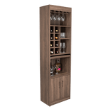 Bar Syrah Coñac 51x180cm con Un Cajón y con Ocho Portabotellas - Bares | Bylmo