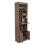 Bar Syrah Coñac 51x180cm con Un Cajón y con Ocho Portabotellas - Bares | Bylmo