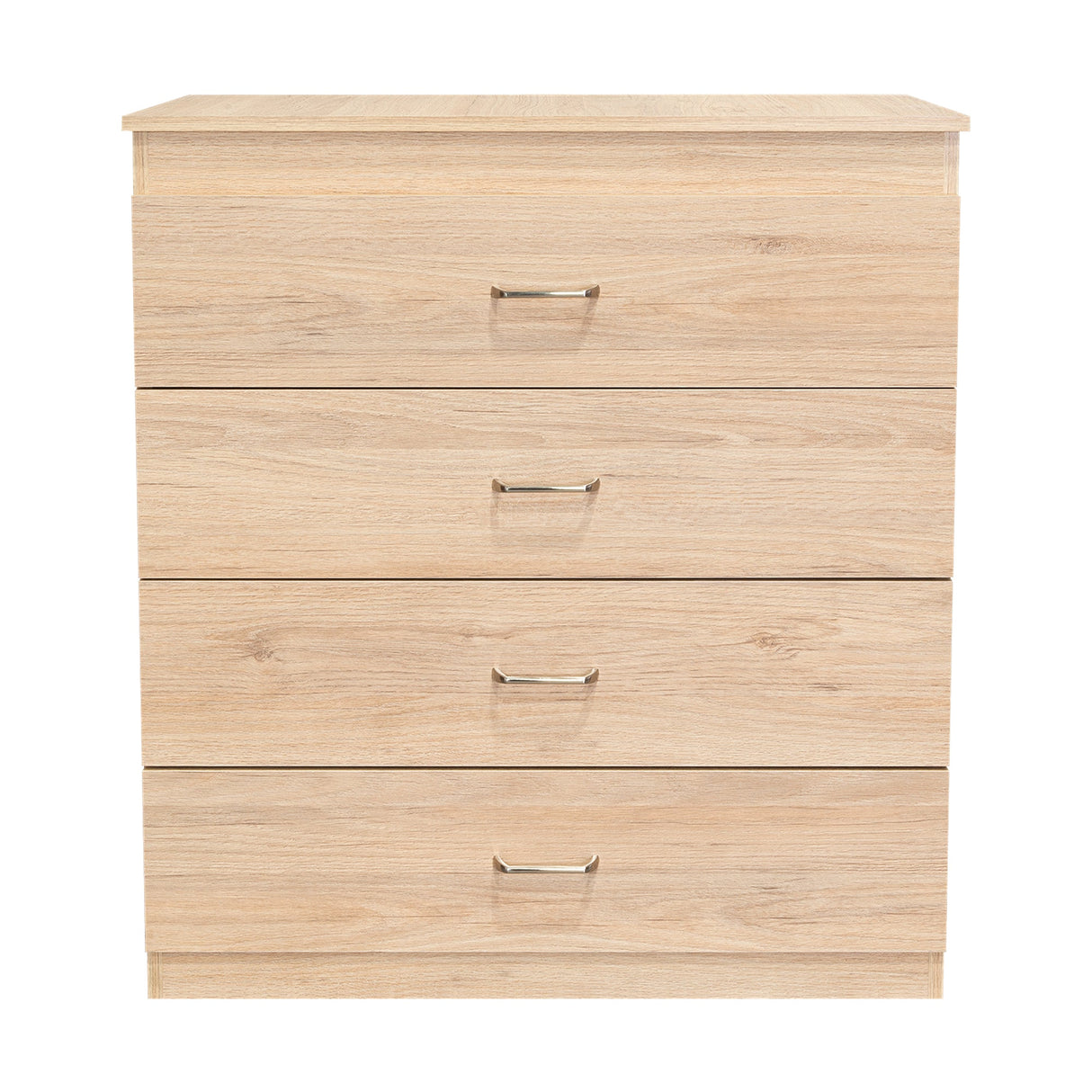 Comoda Santino Rovere y Blanco 4 cajones