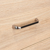 Cómoda Santino Rovere y Blanco 80x91.1cm De Cuatro Hileras con Cuatro Cajones - Cajoneras | Bylmo