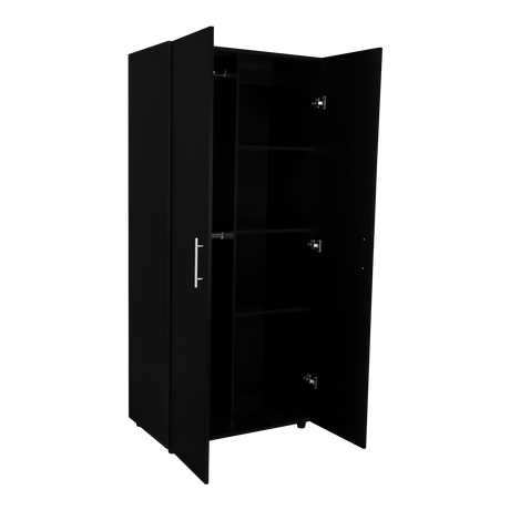 Closet Tera Wengue 80x180cm sin Cajones con 3 Entrepaños