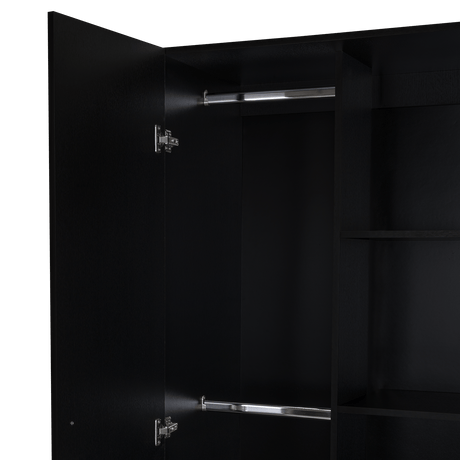 Closet Tera Wengue 80x180cm sin Cajones con 3 Entrepaños