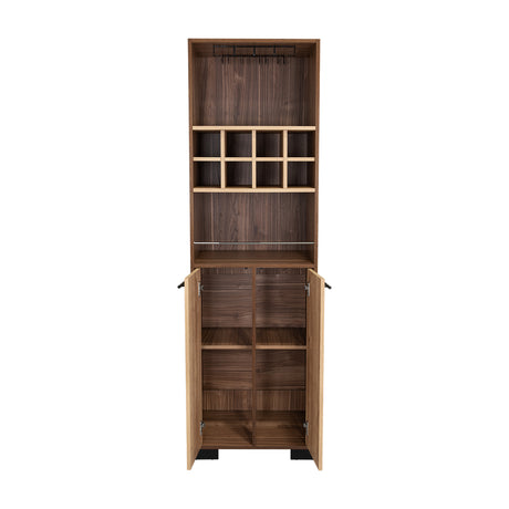 Bar Marsella Gales 52.9x179.8cm con Un Cajón y con Ocho Portabotellas - Bares | Bylmo