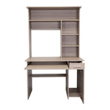 Centro de Computo Minka Bardolino 110 cm con Cajón, Puerta y Entrepaños - Escritorios y Archivadores | Bylmo