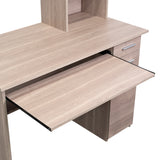 Centro de Computo Minka Bardolino 110 cm con Cajón, Puerta y Entrepaños - Escritorios y Archivadores | Bylmo