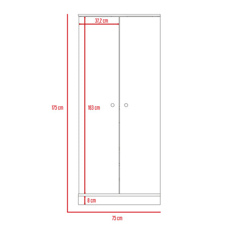 Bar Malbec Wengue 75x175cm con Un Cajón y con Dieciocho Portabotellas - Bares | Bylmo