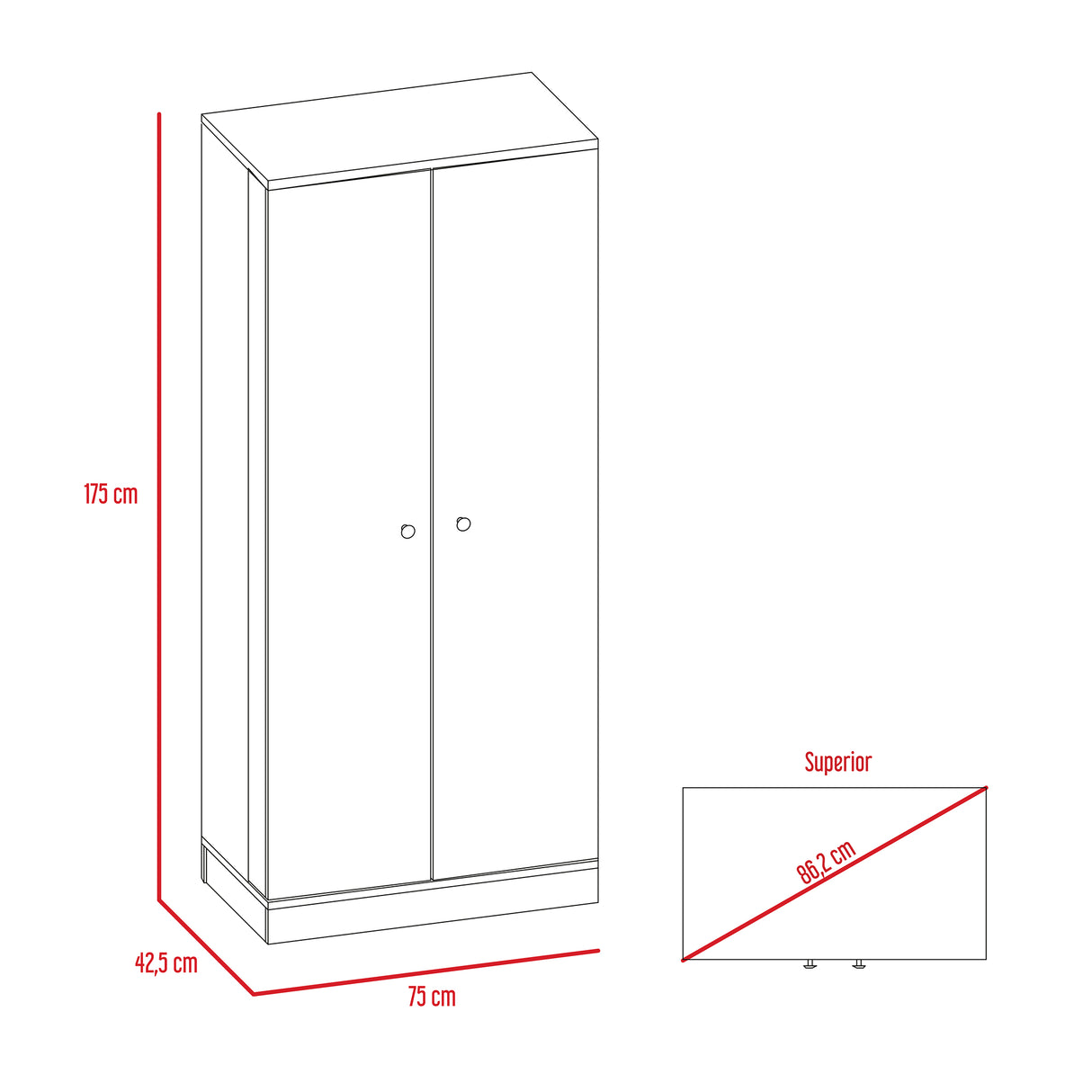 Bar Malbec Caramelo 75x175cm con Un Cajón y con Dieciocho Portabotellas - Bares | Bylmo