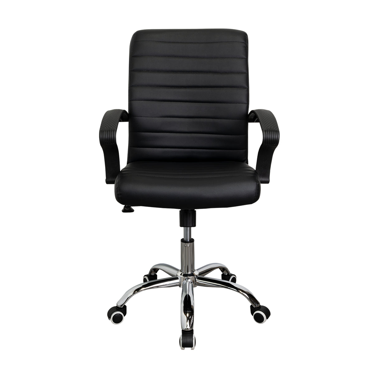 Silla de Oficina Negro 58x54cm con Apoya Brazos - Sillas de Oficina | Bylmo