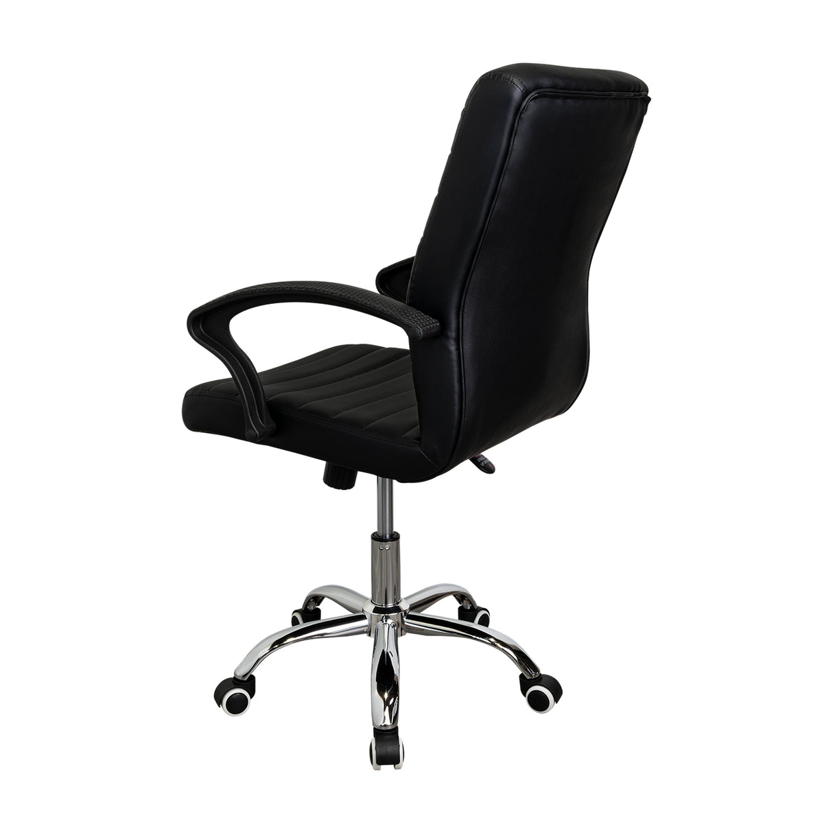 Silla de Oficina Negro 58x54cm con Apoya Brazos - Sillas de Oficina | Bylmo