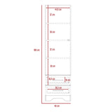Closet Pontevedra Wengue 48x180cm con Una Puerta y con Dos Cajones - CLOSETS | Bylmo