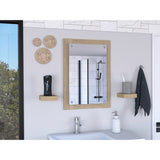 Espejo de Baño Vanguard Rovere 50.2x70cm Rectangular con Marco en Madera - ESPEJOS DE BANHO | Bylmo