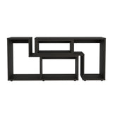 Rack de TV Extensible Beijing Wengue 160x57cm para TV Hasta 32" Pulgadas con Cuatro Compartimientos - MUEBLES DE TV | Bylmo