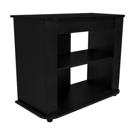 Rack de TV Maori Wengue 90x45cm Para TV Hasta 40 Pulgadas sin Cajones y con Patas - Muebles de TV | Bylmo