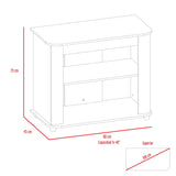 Rack de TV Maori Wengue 90x45cm Para TV Hasta 40 Pulgadas sin Cajones y con Patas - Muebles de TV | Bylmo