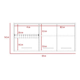 Mueble Superior de Cocina Orion Duna 120x54.5cm con Tres Puertas y con Locero - MUEBLES SUPERIORES DE COCINA | Bylmo