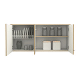 Mueble Superior de Cocina Orion Duna 120x54.5cm con Tres Puertas y con Locero - MUEBLES SUPERIORES DE COCINA | Bylmo