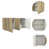 Mueble Superior de Cocina Orion Duna 120x54.5cm con Tres Puertas y con Locero - MUEBLES SUPERIORES DE COCINA | Bylmo