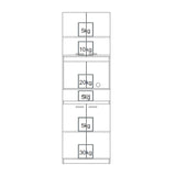 Módulo Microondas Manchester Wengue 62x197.6cm con Un Cajón y con Cuatro Puertas - ALACENAS Y MUEBLES MICROONDAS | Bylmo