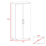Closet Hogar Duna y Blanco 80x180.5cm con Dos Puertas - CLOSETS | Bylmo